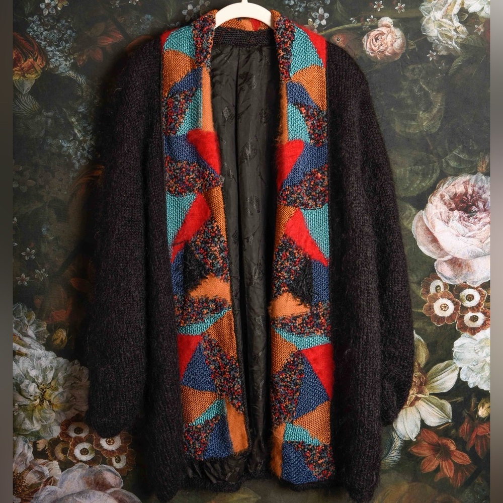 Vintage Mohair Sweater - Scotland - lined approx L/XL